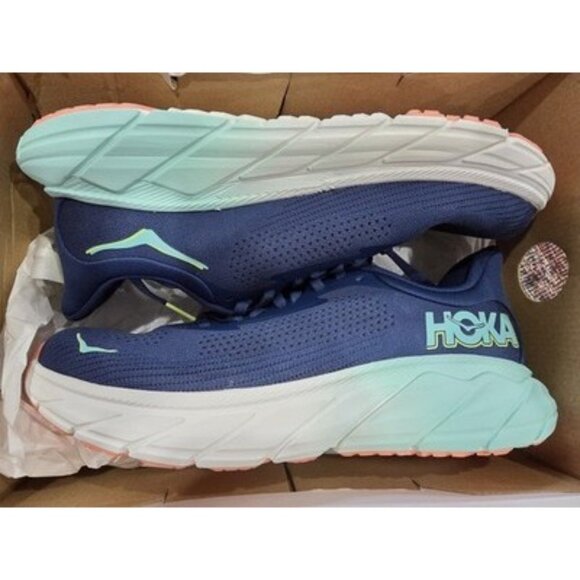 Hoka Arahi 7 - Midnight/Seafoam - No Original Box - Women's Size 9.5/Men's 8.5 - Picture 2 of 8